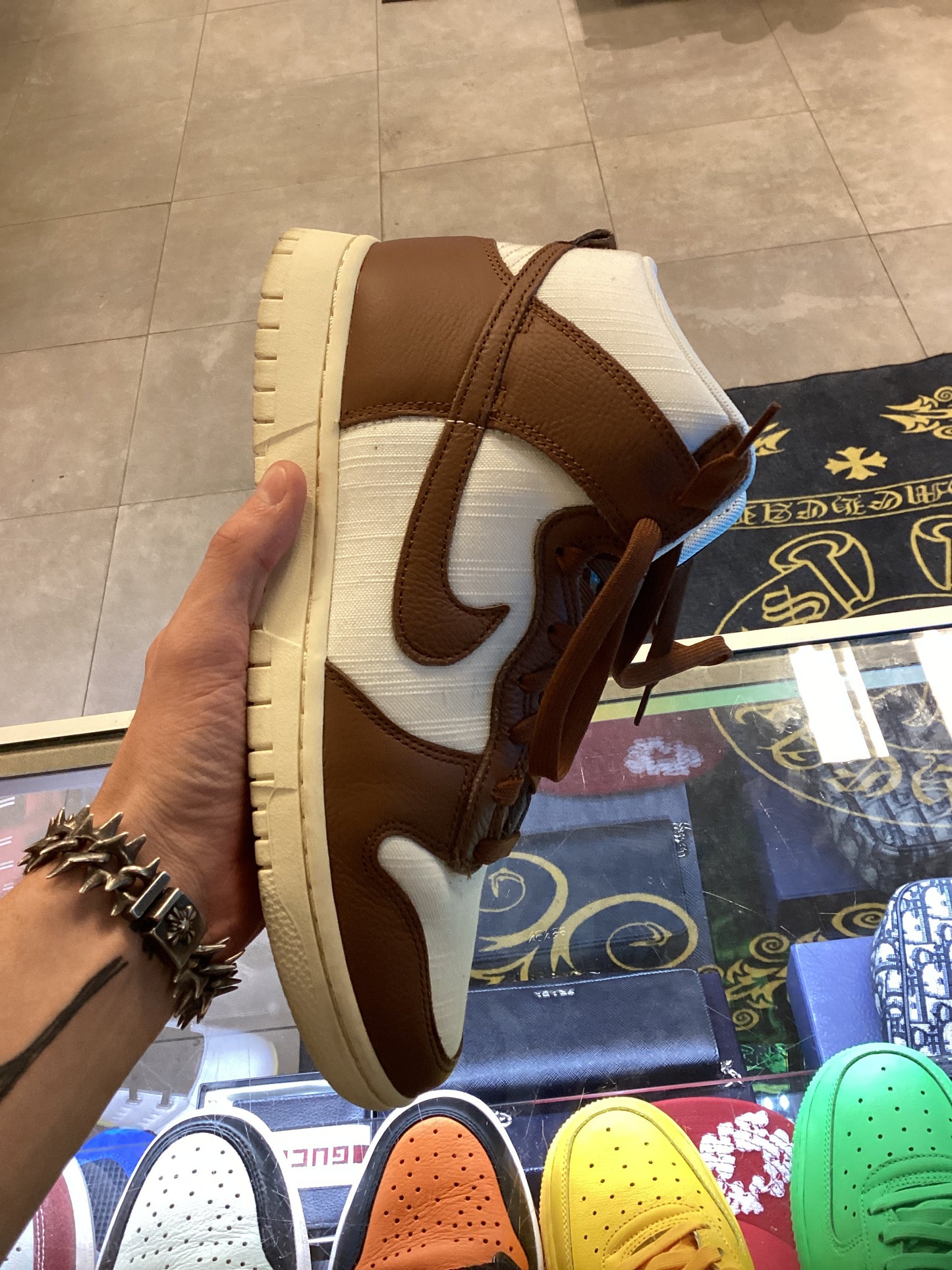 Dunk high vintage pecan sail used