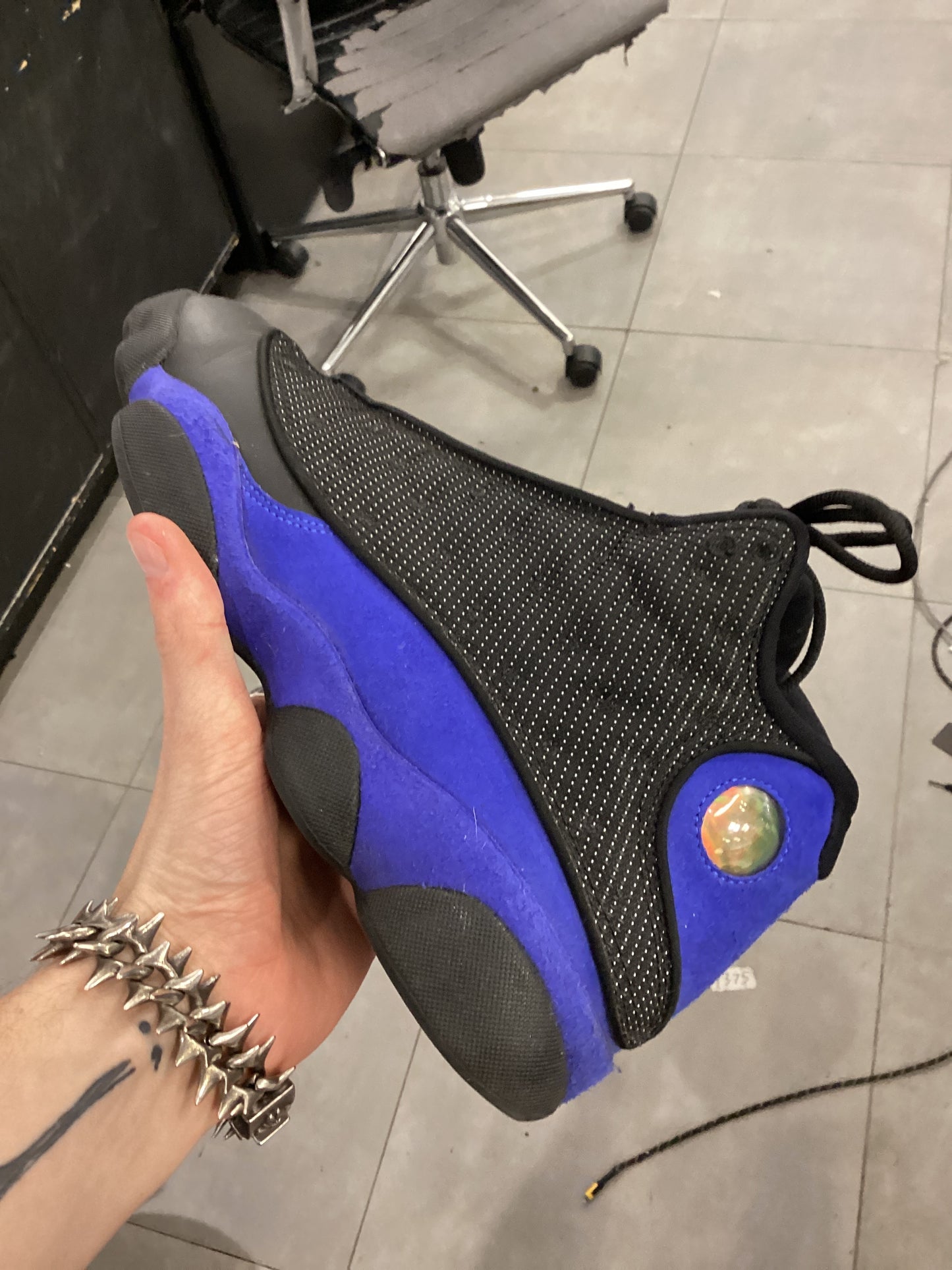 Jordan 13 black hyper royal used