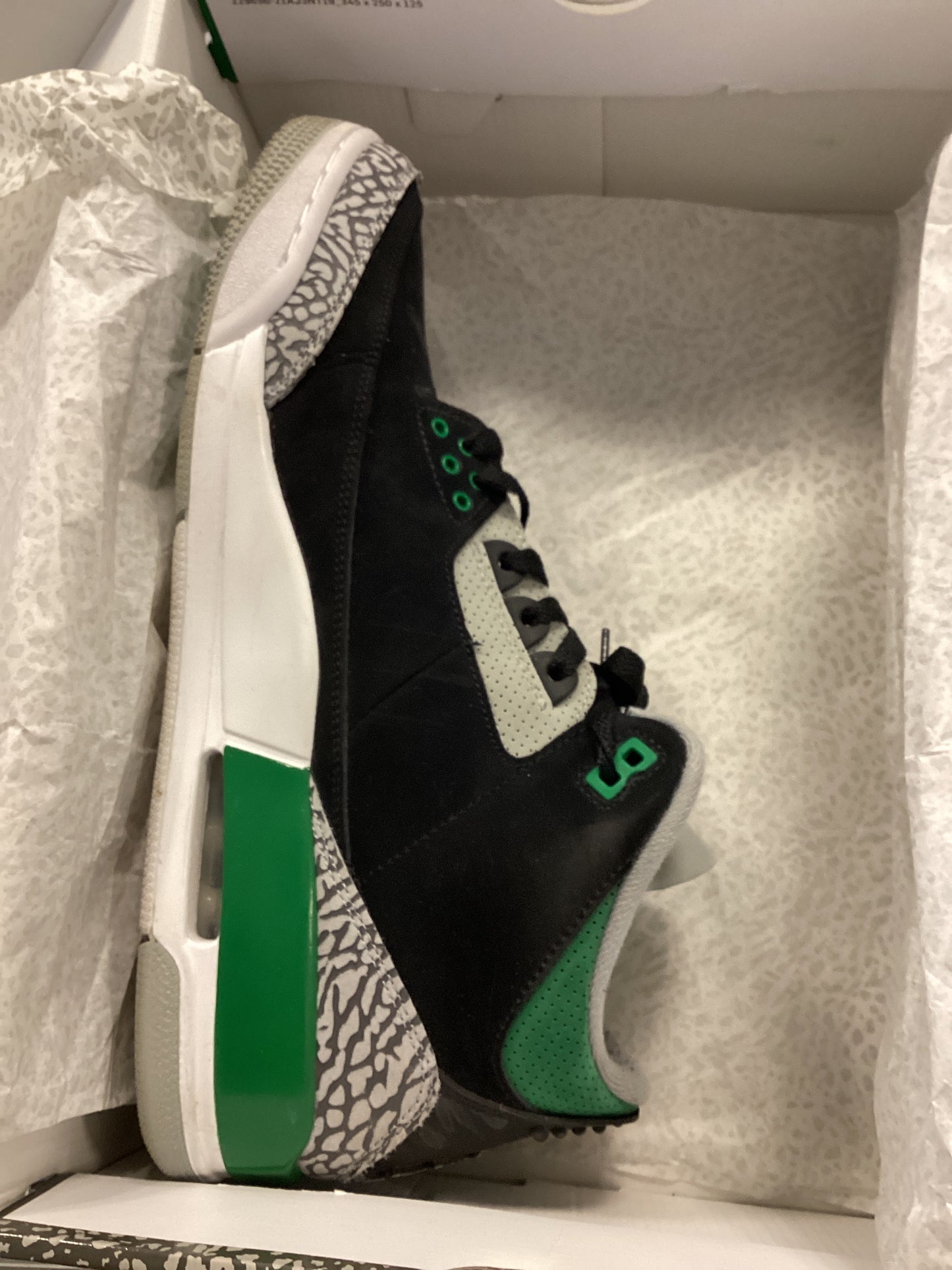 Jordan 3 pine green used