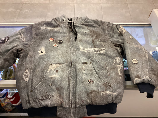 Supreme denim puffer