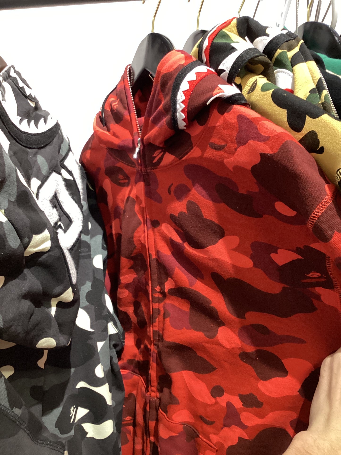 BAPE Hoodie Red Camo