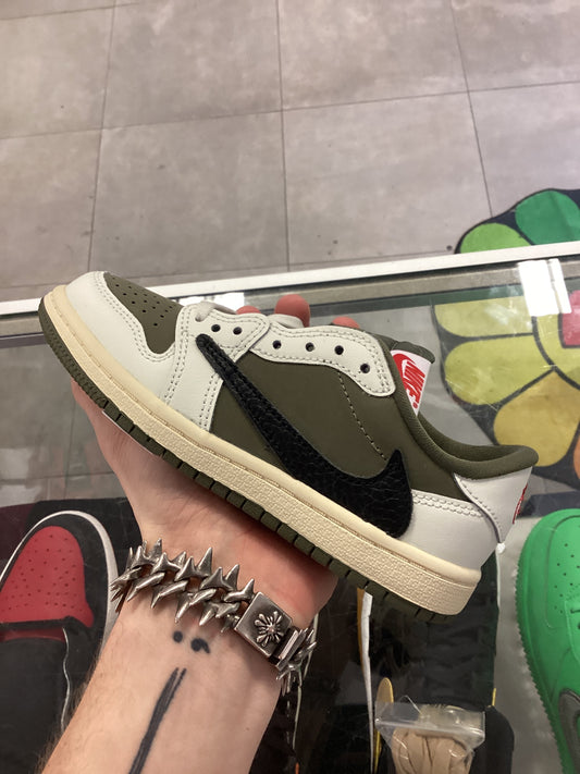 Travis Scott Medium Olive Jordan 1 Low Toddler