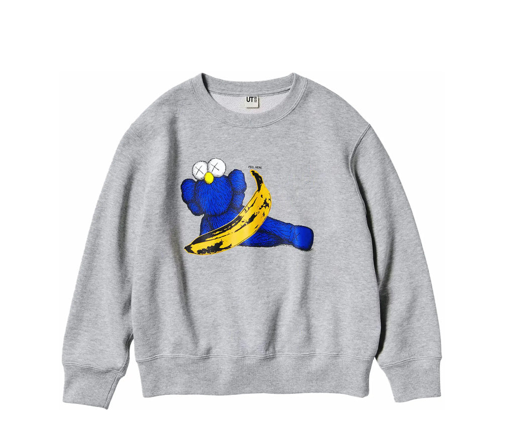 Kaws X Warhol Sweatshirt Grey