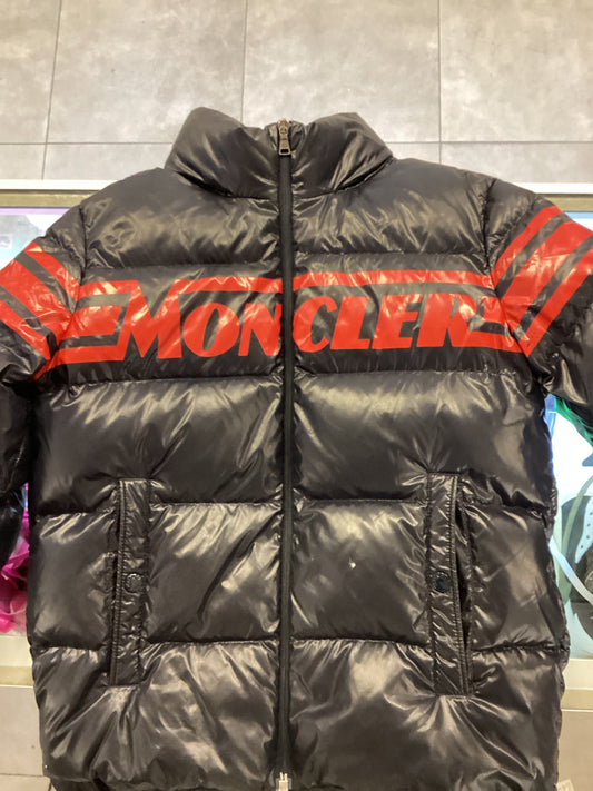 Moncler Puffer Red Logo Chest