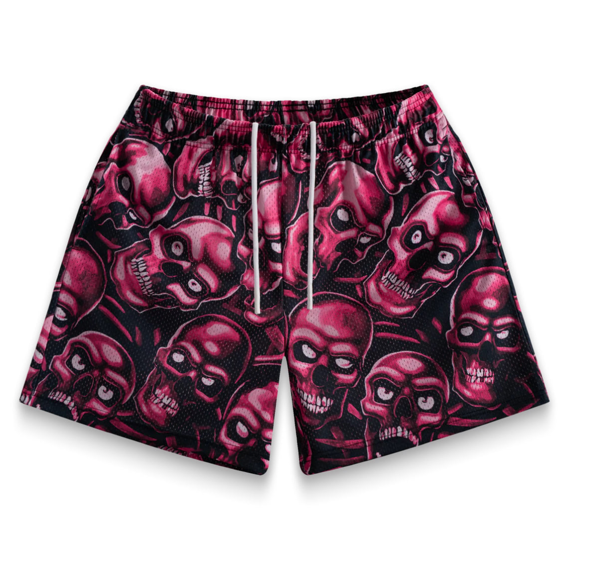 Red Skully Bravest Shorts