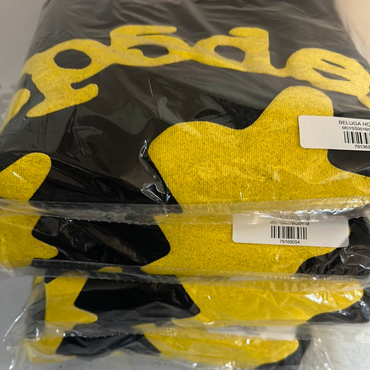 Sp5der Hoodie Black & Yellow