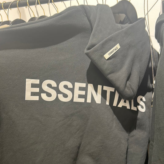 Essential OG Black Back 3M Hoodie