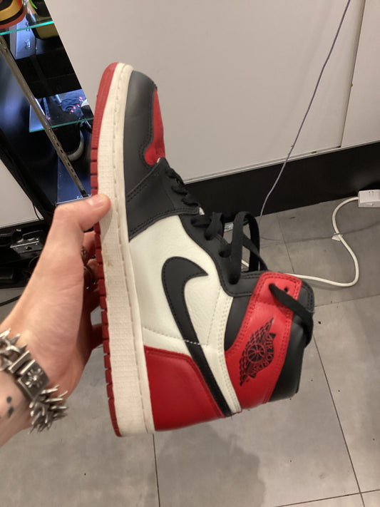 Jordan 1 Bred Toe used