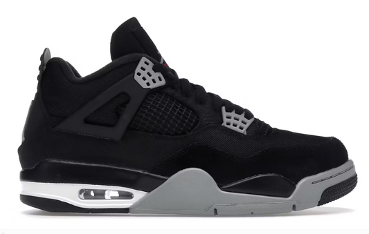 Jordan 4 Black Canvas GS