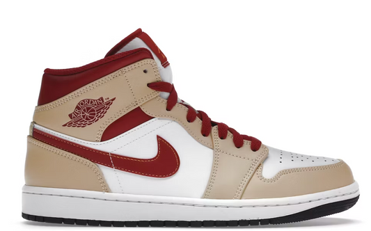 Jordan 1 Mid Light Curry