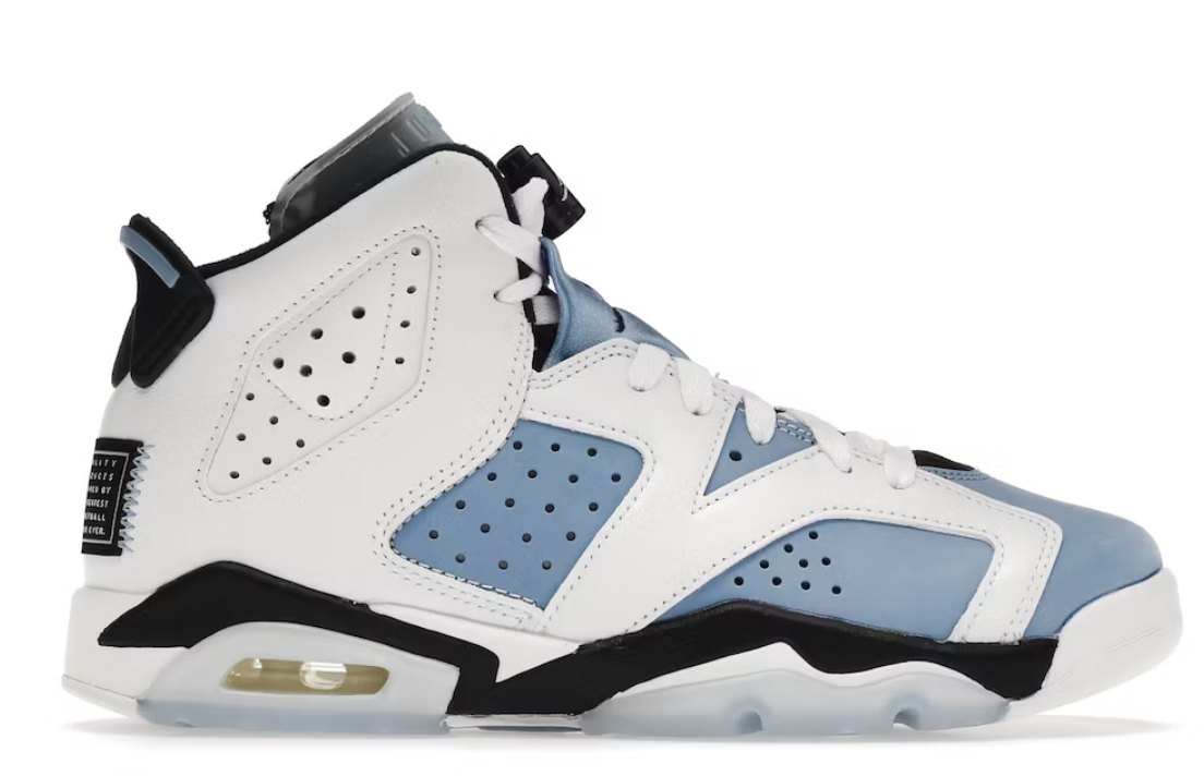 Jordan 6 Retro UNC White (GS)